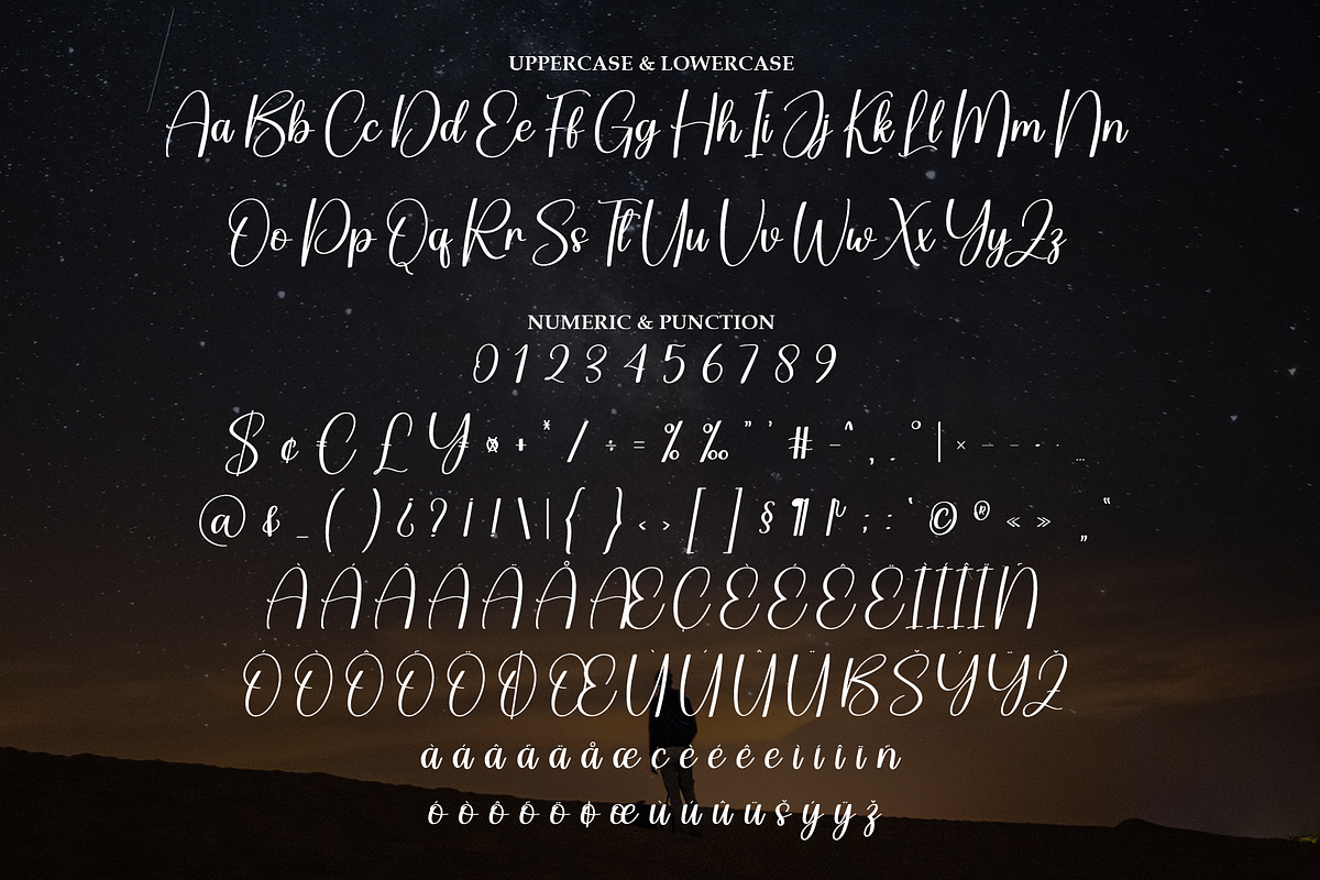 Sadnight | Script Font, a Handwritten Font by Scratchones (Photo 7 of 8)