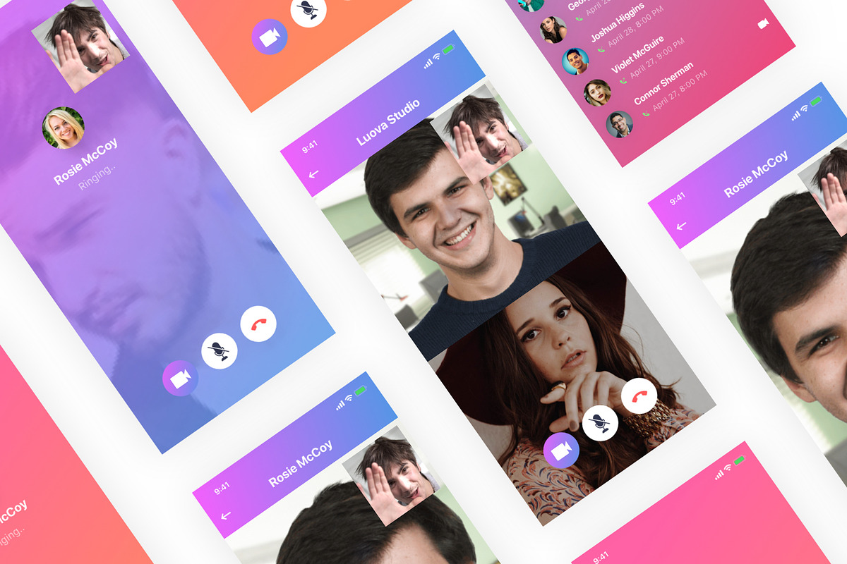 Message iOS UI Kit, an UI Kit Template by Luova Studio