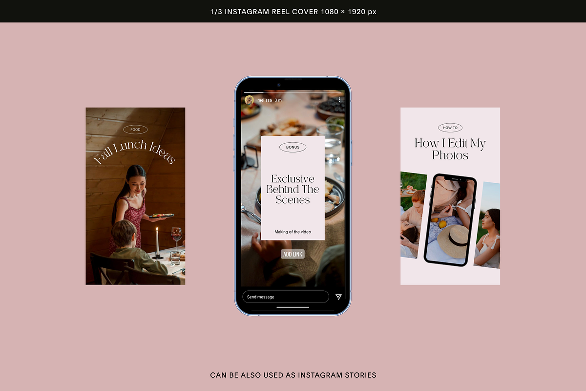 20 Pink Instagram Reel Covers, a Social Media Template by Studio K (Photo 2 of 7)
