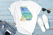 50 States Sublimation Clipart Bundle, an Illustration by OldMarket Designs (Thumbnail 10 of 12)
