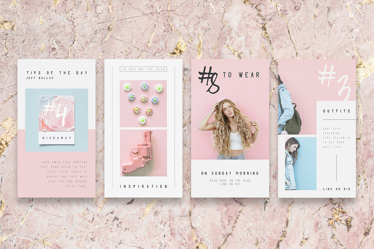 Pastel Instagram Stories Template, a Social Media Template by MH Design Template (Photo 2 of 6)