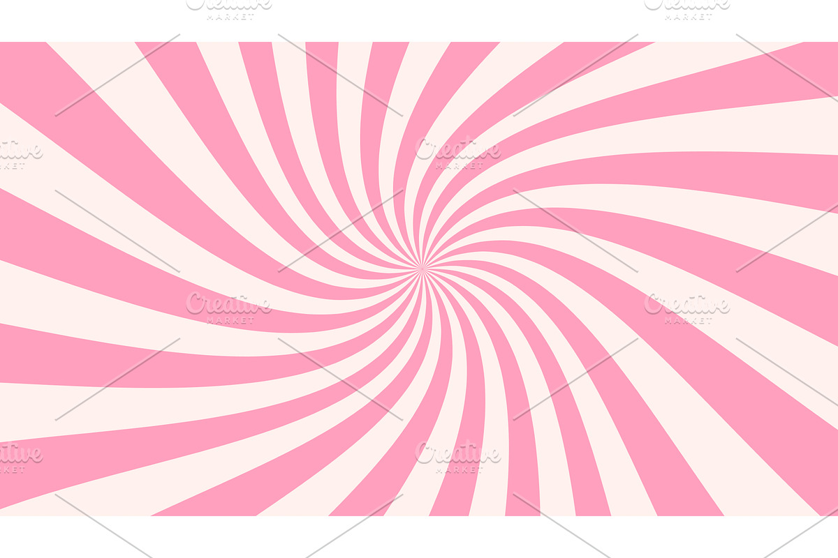 Strawberry ice cream pattern, a Texture Illustration by Vector Tradition