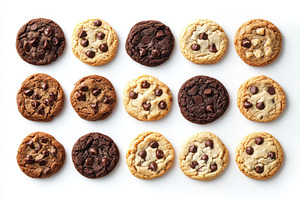 Delicious assortment of half chocola, a Photo by Pavel_design