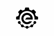 Letter E Gear Logo, a Branding & Logo Template by Buqancreative (Thumbnail 1 of 4)