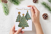 Whimsical Christmas Tree Clipart V.2, a Seasonal Illustration by V Design Creator (Thumbnail 6 of 10)