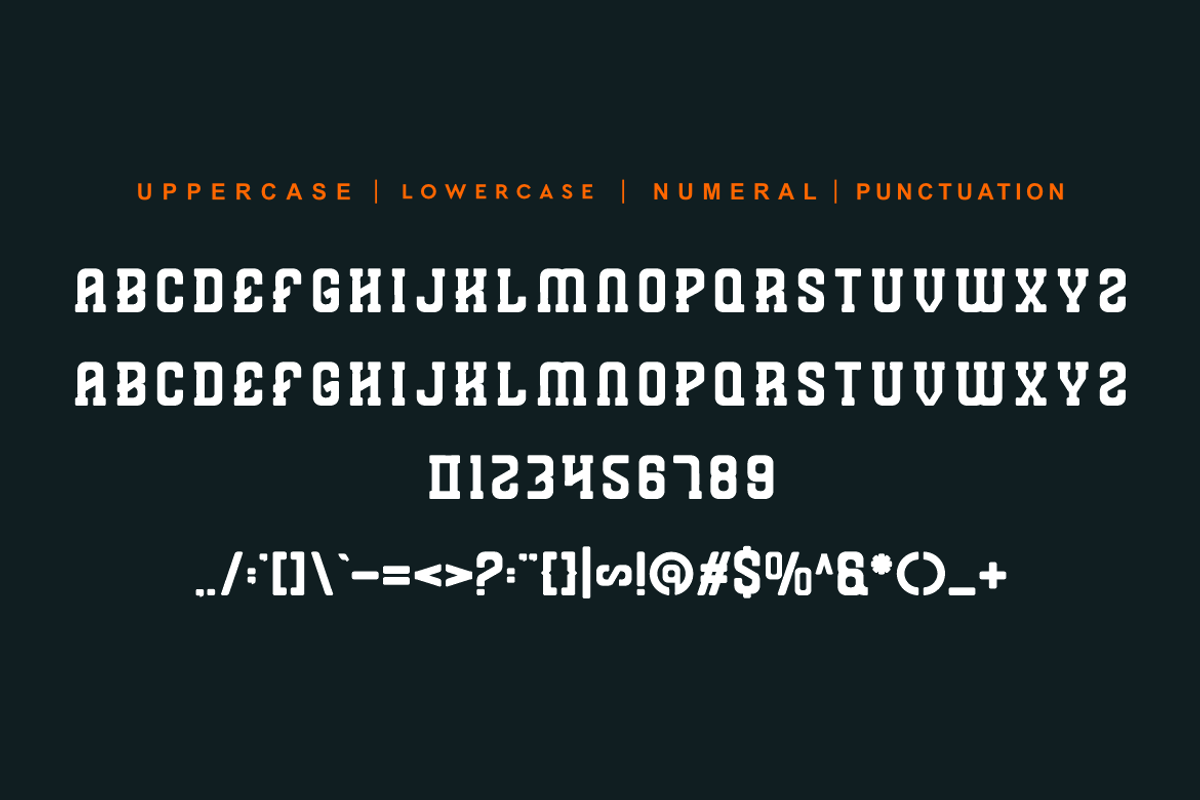 Slabanz - Slab Serif & Sport Font, a Slab Serif Font by QR Design Studio (Photo 6 of 7)