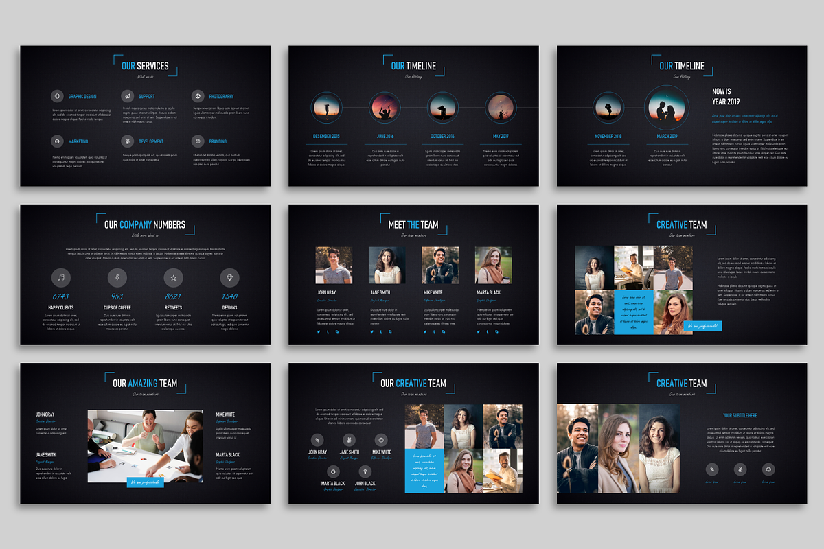 Duende Dark - Powerpoint Template, a Presentation Template by Helga_Design (Photo 4 of 16)