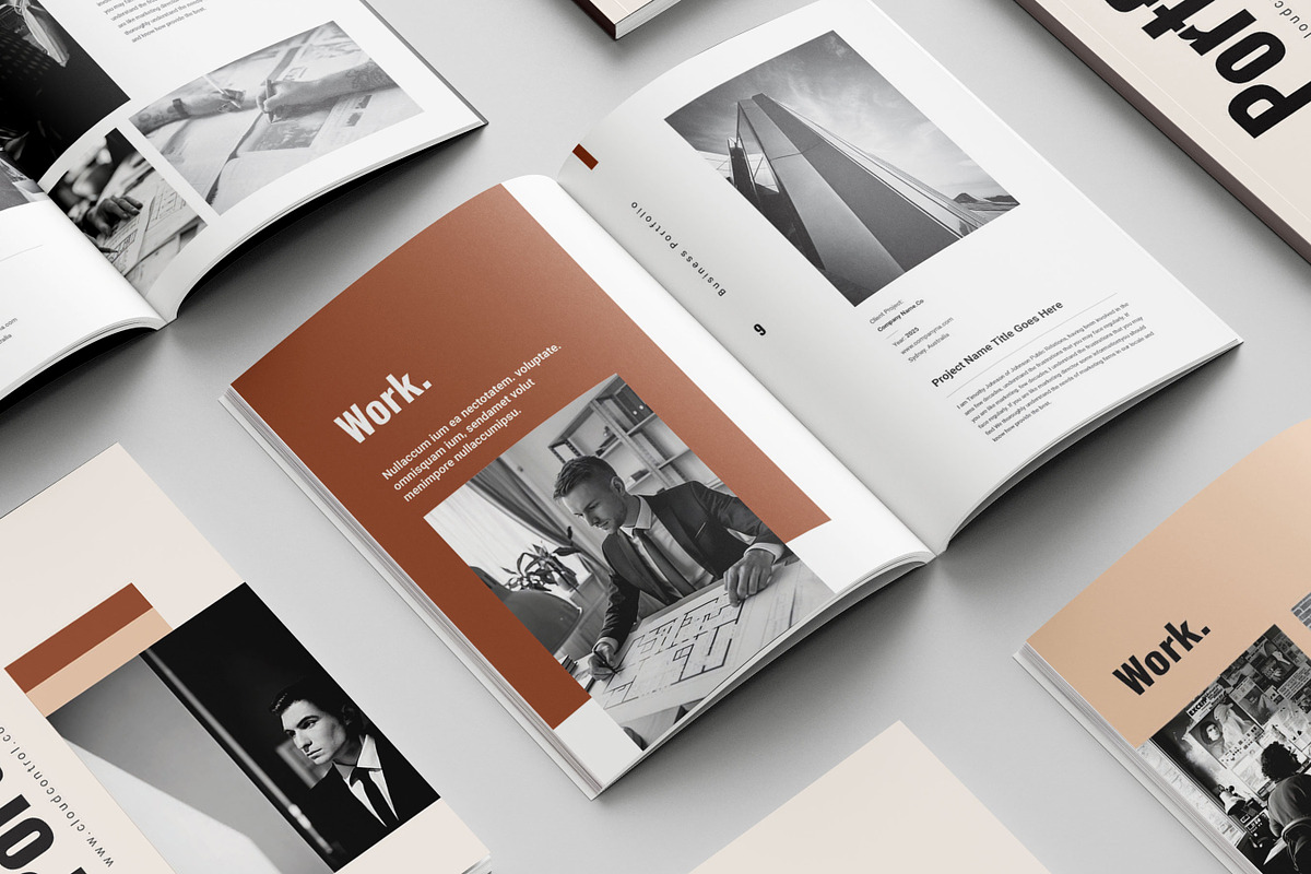 Company Portfolio Template, a Brochure Template by Niofix (Photo 4 of 6)