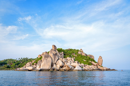 Buddha point at cape in ko tao island containing buddha point, ko, and tao, a Nature Photo by yongkiet jitwattanatam