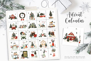 Christmas Mood - winter holiday set, a Seasonal Illustration by Madiwaso (Thumbnail 4 of 12)