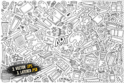 Art & Craft Objects Set, an Object Graphic by BALABOLKA (Thumbnail 3 of 4)