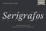 Austera Text Essential #1, a Serif Font by Corradine Fonts (Thumbnail 5 of 14)
