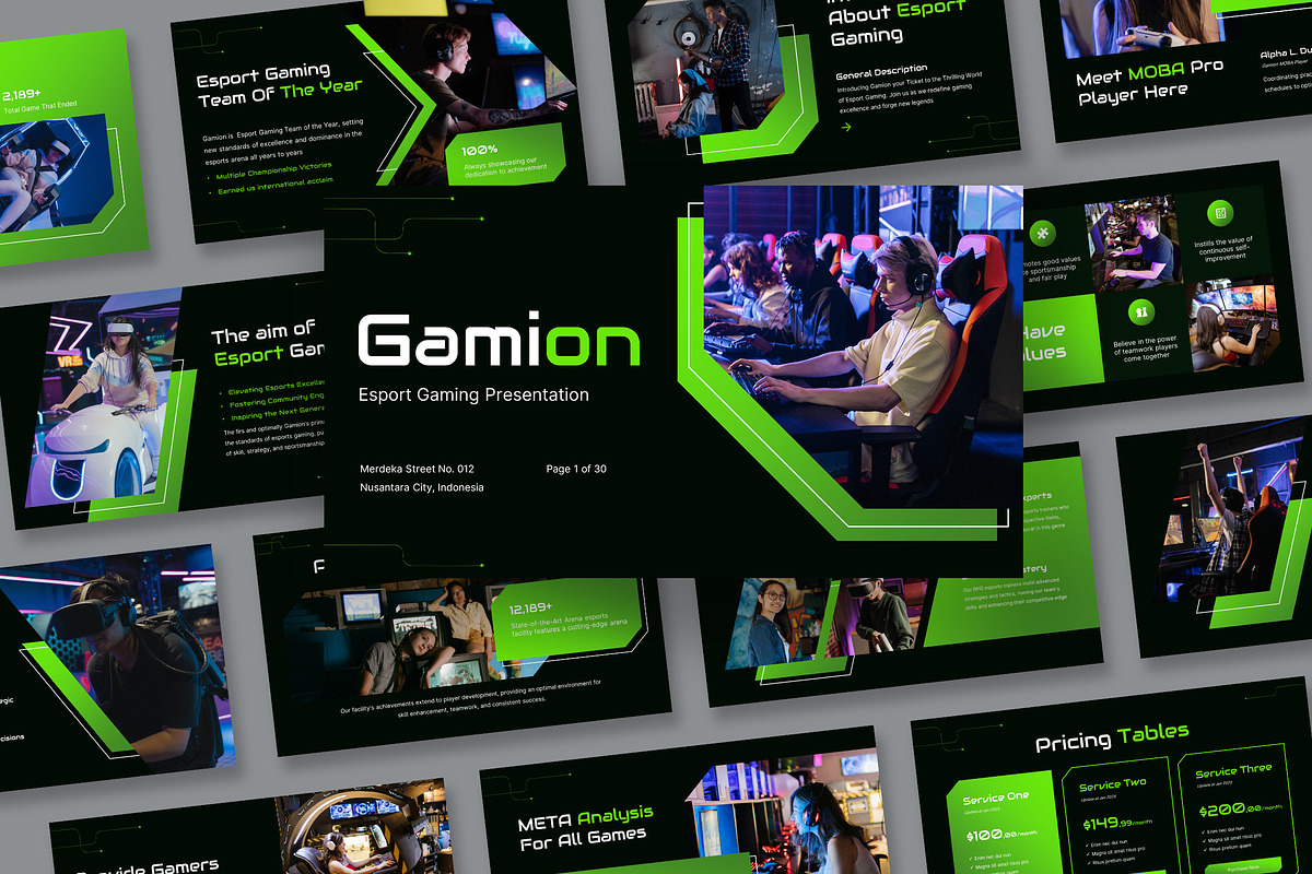 Gamion Esport Gaming Keynote, a Presentation Template by kerismaker (Photo 1 of 10)