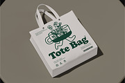 Tote Bag Display Mockup, a Merchandise Mockup by Permadi Creative (Thumbnail 4 of 5)