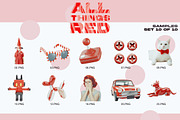 ALL THINGS RED: 250 PNG Elements, an Object Graphic by Megan Aili Designs (Thumbnail 14 of 17)