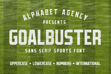 Goalbuster Fonts