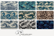 70 sea monster seamless pattern, a Pattern Graphic by Poppy Lane Studio (Thumbnail 7 of 10)