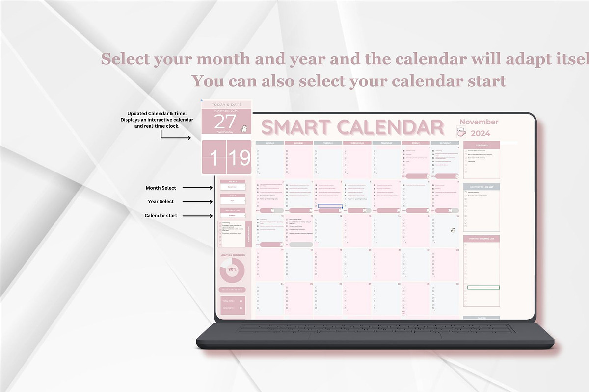 Smart Calendar, a Templates & Theme by Neelam (Photo 3 of 4)