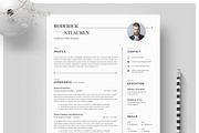 Resume Template / CV, a Resume Template by CreativeZoom (Thumbnail 1 of 4)