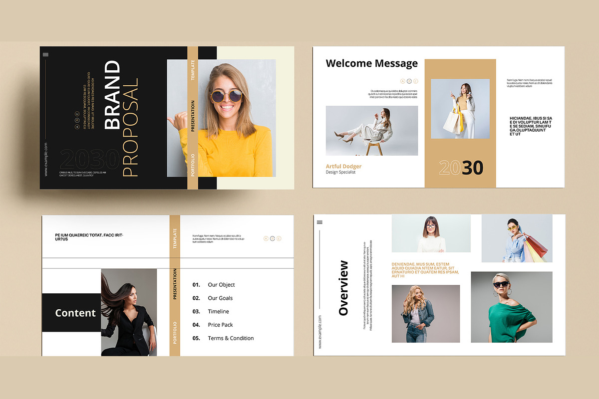 Brand Proposal Template Design, a Presentation Template by MightyDesign (Photo 2 of 9)