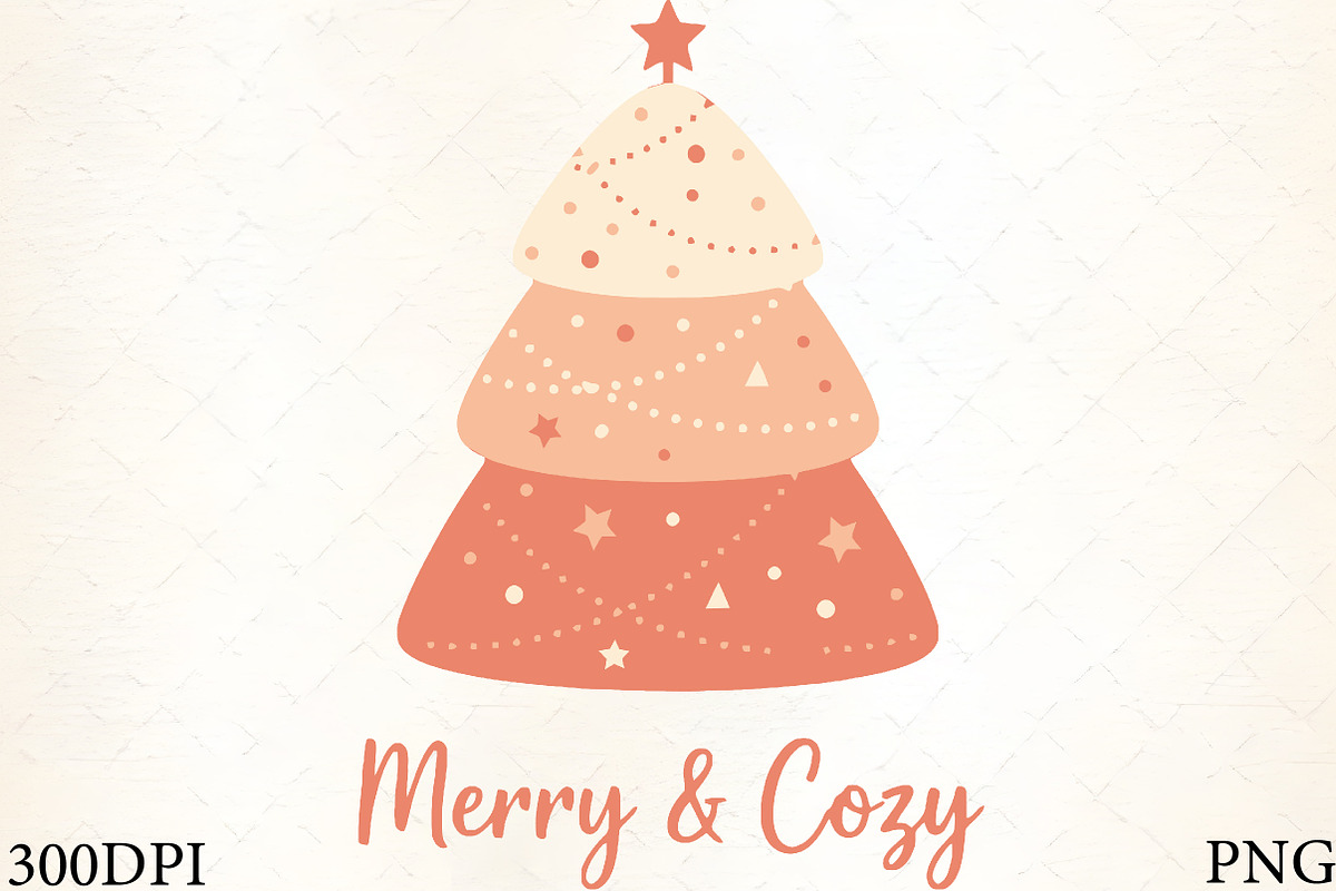 Boho Christmas Tree, an Illustration by CrexoraLab (Photo 1 of 4)