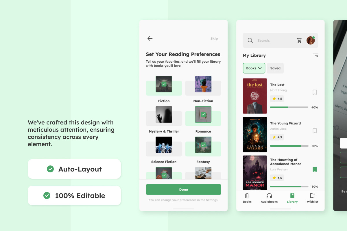 Bookly - Ebook Reading Mobile App, an App Template by twinstd (Photo 2 of 5)