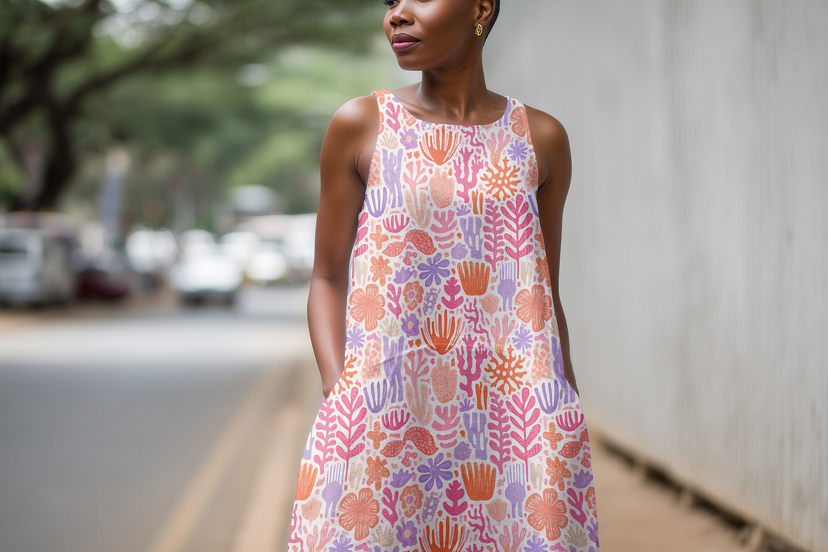 Sleeveless Linen Summer Dress Mockup, a Mockup by 1001 mockups (Photo 8 of 9)