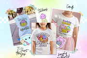 Squishy Kawaii School Clipart Bundle, an Education Illustration by Huxmay (Thumbnail 7 of 8)