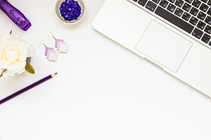 Styled Desktop Purple Accessories
