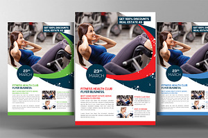 20 Health & Fitness Flyers Bundle