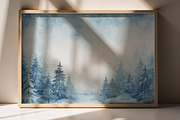 Watercolor Winter Scenes, a Seasonal Illustration by Sunny Jar Designs (Thumbnail 4 of 6)