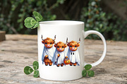 Halloween Highland Cow Png, an Illustration by Designworld (Thumbnail 5 of 5)