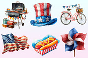 Vintage 4th of July Sublimation, a Graphic by CitraGraphics (Thumbnail 2 of 4)