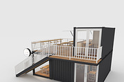 3D Model Container Cafe 7, an Architecture 3D Model by SR 3D Visual (Thumbnail 15 of 24)