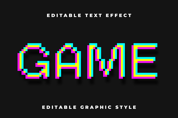 Game Pixel Text Effect preview 4