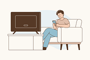 The Screen Divide Illustration, an Object Graphic by Jump Studio (Thumbnail 4 of 12)