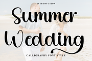 Summer Wedding, a Handwritten Font by FreshTypeINK (Thumbnail 1 of 8)