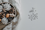 XMAS SKETCH BUNDLE / VECTOR + PNG, an Illustration by KruthDesign (Thumbnail 7 of 10)