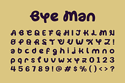 Bye Man, a Sans Serif Font by ahweproject (Thumbnail 2 of 10)