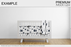 Nursery Crib Wall & 90 Frames