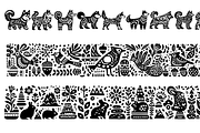 Vintage Animals and Fish Folk Art, an Illustration by devastd (Thumbnail 11 of 30)