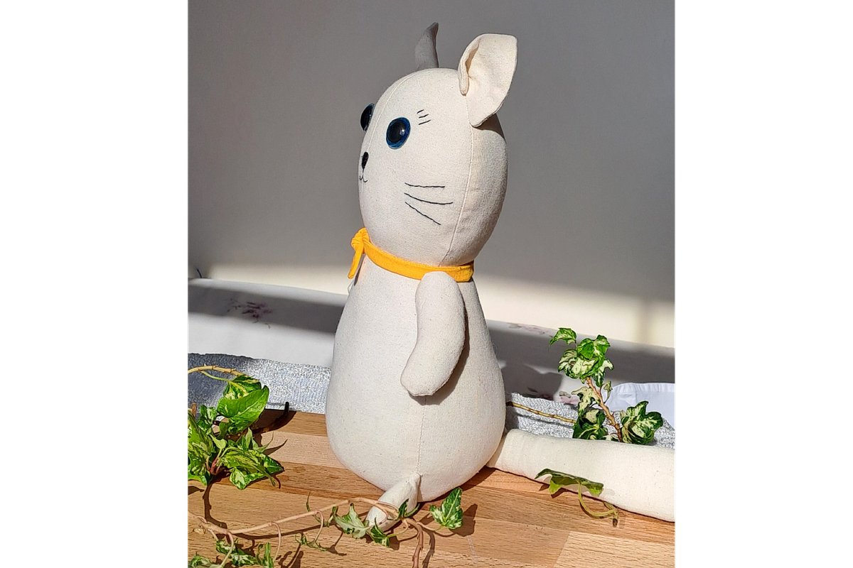 Handmade Cat Doll PDF Sewing Pattern, a Pattern Graphic by Pink_bloom (Photo 3 of 3)