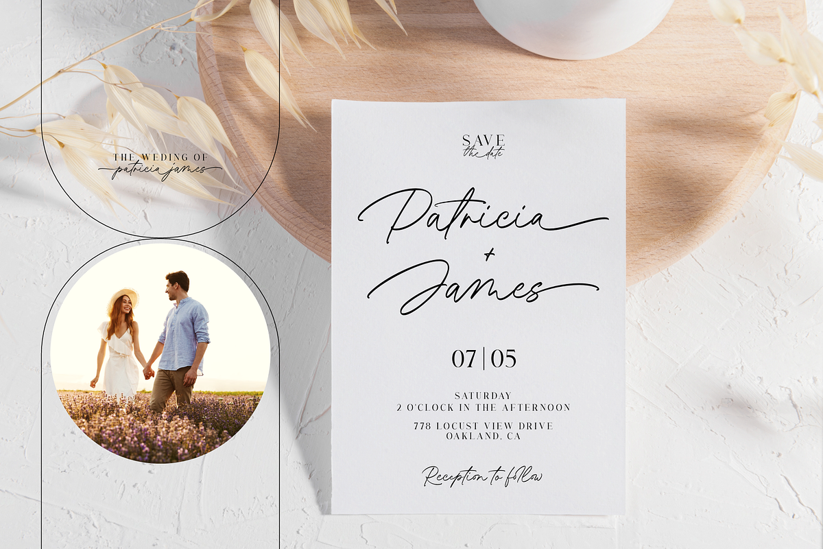 Candara Beauty - A Stylish Font Duo, a Script Font by Ainun Jinan (Photo 4 of 13)