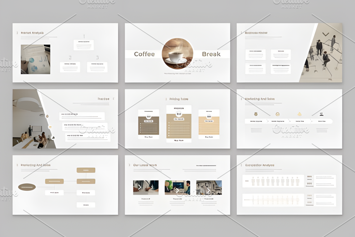 60+ Simple and Modern Presentation, a Presentation Template by Design Station (Photo 5 of 8)