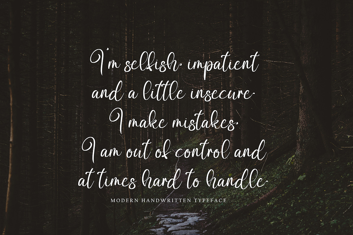 Elijah Wood, a Handwritten Font by HaKi Studio (Photo 3 of 5)