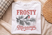 Retro Christmas Robin Bird Winter, a Seasonal Illustration by Libby Wishes (Thumbnail 2 of 4)