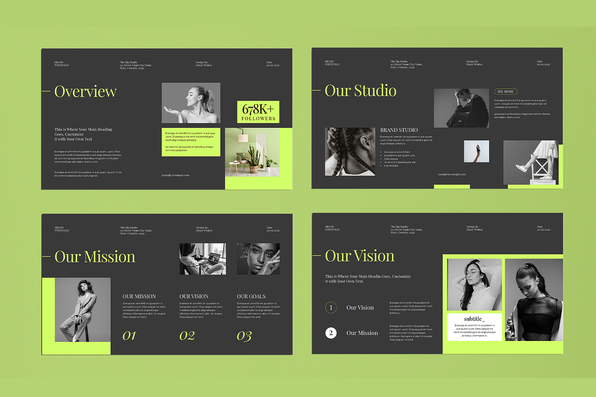 Portfolio Presentation Template, a Presentation Template by MightyDesign (Photo 3 of 8)