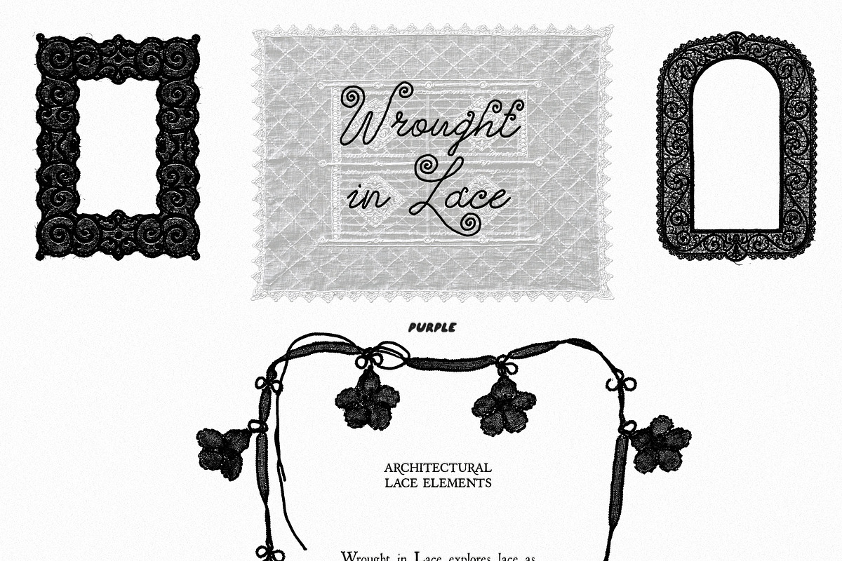 Wrought in Lace: 250 PNG Elements, an Object Graphic by Purple (Photo 9 of 14)