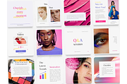 100 Color MakeUp Social Media Posts, a Social Media Template by PatternLab. (Thumbnail 8 of 9)