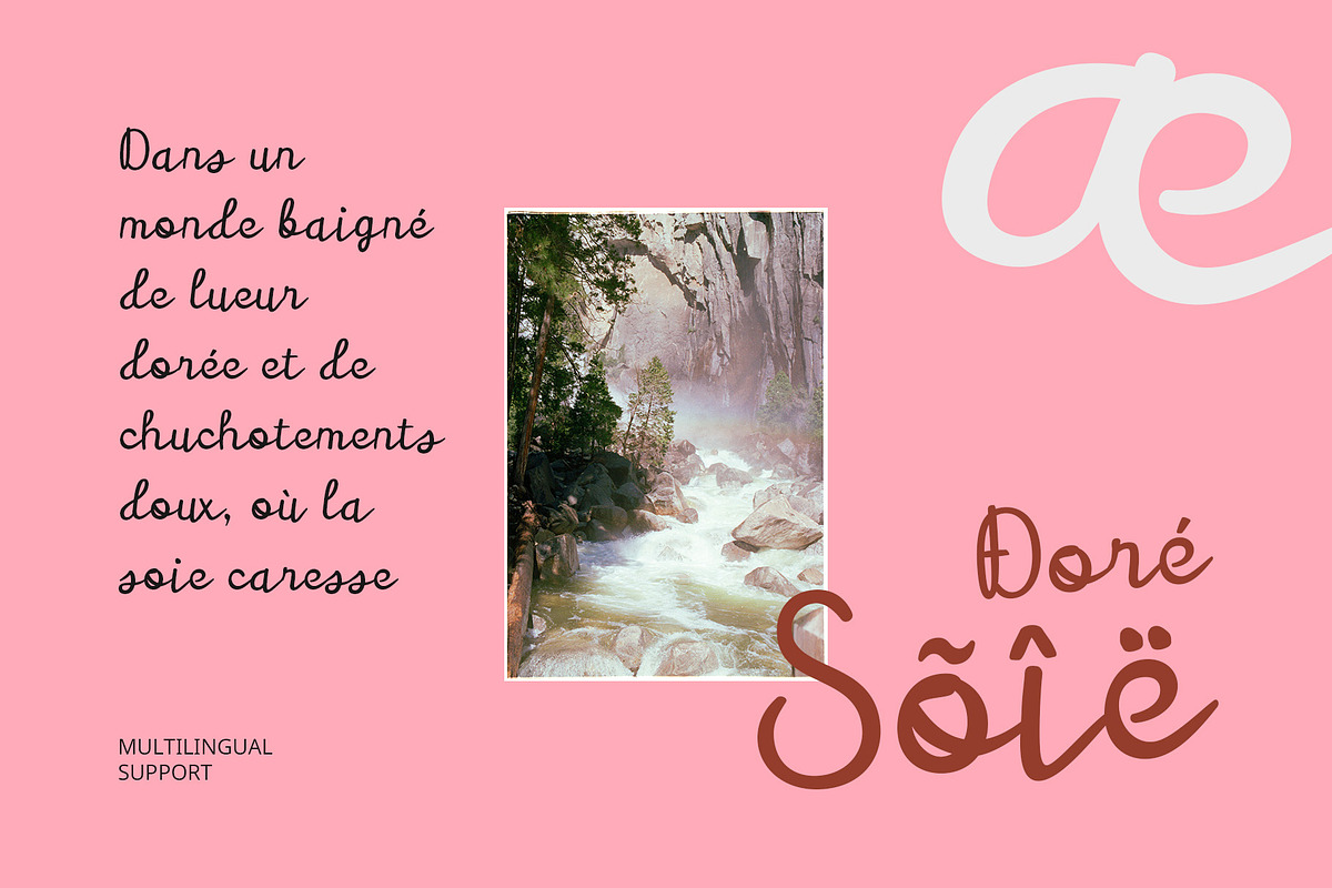 CS Abiola – Script Font, a Script Font by Craft Supply Co. (Photo 6 of 8)